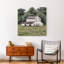 " White Barn " Painting Print