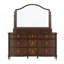 1Pc Commode transitionnelle boutons ronds avec pieds dorés