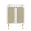 Meuble-lavabo simple 24,5 po avec plateau en bois Modway-93811911-93811908