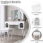 Ensemble de coiffeuse et coiffeuse Elegant-1396174343