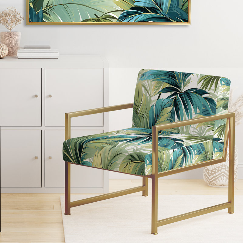 Motif de palmiers Palm Oasis, Doré
