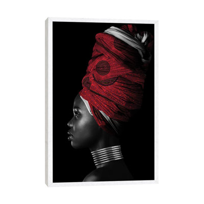 Red African Women II by Danilo De Alexandria - Print on Canvas