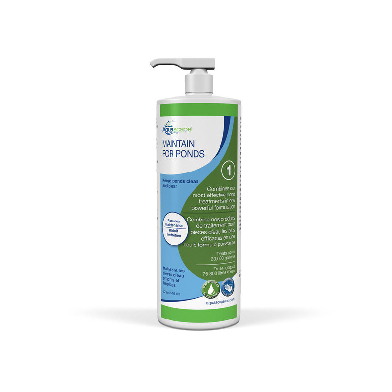 Maintain for Ponds Algues Control, 32 oz / 946 ml