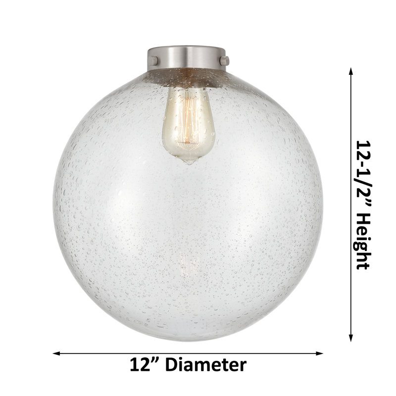 Luminaire suspendu sphère 1 lumière Birney, DEL