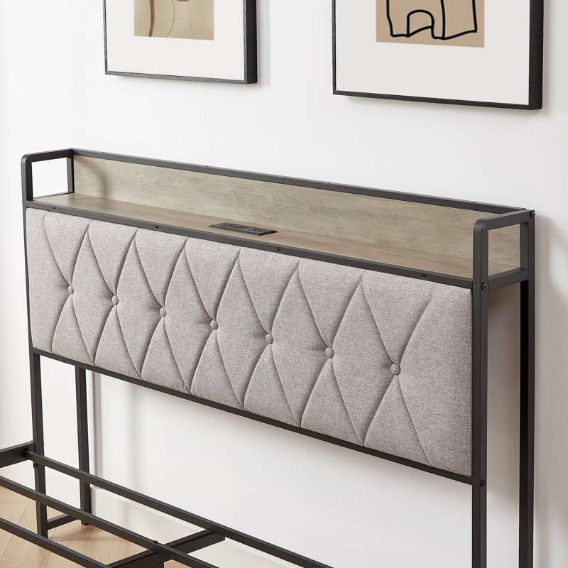 Kapalua Linen Standard Bed, Full, Gray
