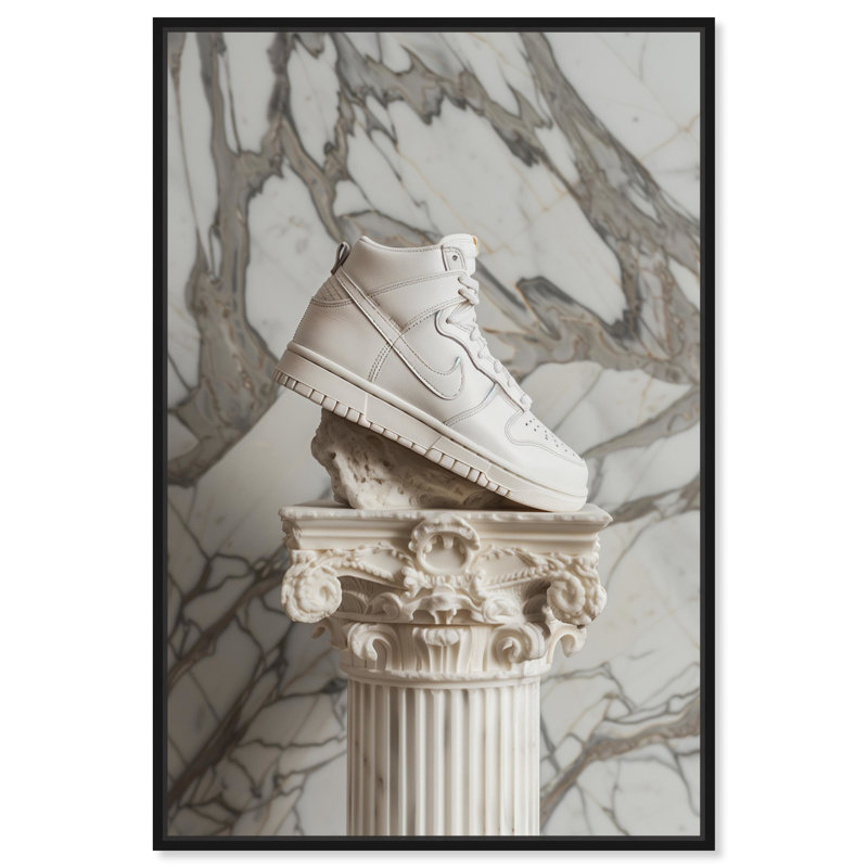 Sculpture, art moderne d'art urbain par Notoriart, Cadre noir, H 16 po x l 11 po
