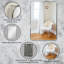 Miroir de salle de bain mural rectangulaire en métal avec cadre en aluminium pour salle de bain, chambre à coucher, salon ou entrée-457536274