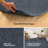 Amorra Furnish my Place Modern Indoor/Outdoor Commercial Solid Color Rug - Pet and Kids Friendly Rug, Stain Resistant, Floor Carpet for Living Room & Hallway, Wedding - Petrol Blue-724540430