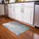 Machine Washable Indoor/Outdoor Xhevrie Seafoam Rug