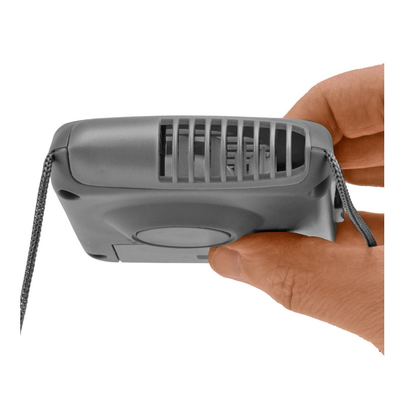  O2Cool 3.3" Personal Fan , Gray
