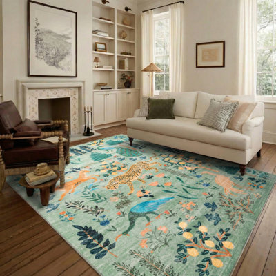 Tapis lavable à la machine Jungle