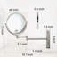 Miroir de maquillage pour salle de bain Indre-1276657264