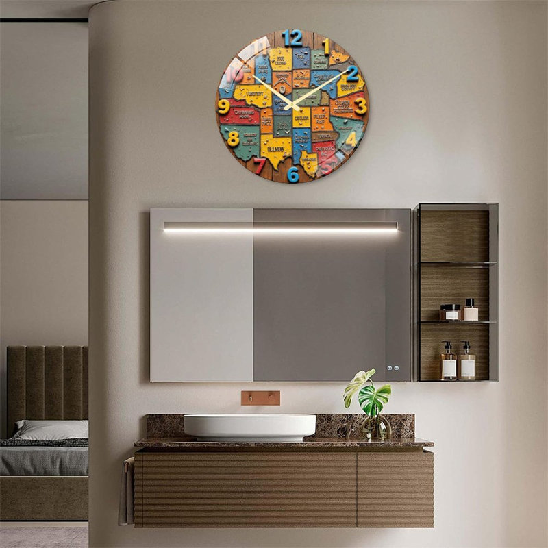 Horloge murale 24 po