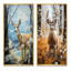 «Deer Graceful Fawn Pastoral», 2 pièces-1031665987-1031665998