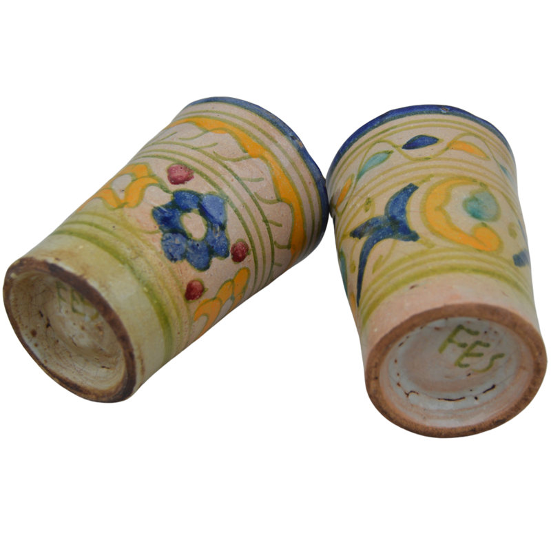 2 Piece Early 20th Century Moorish Cups Sculpture Set