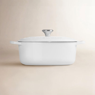 Enameled Cast Iron Oval Dutch Oven