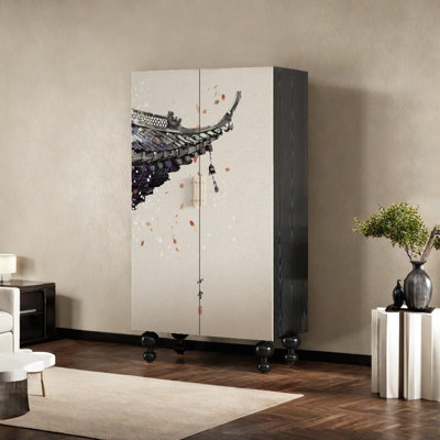 Armoire de chambre multifonctionnelle décorative
