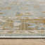 Tapis bleu sarcelle / rouille à bordure Graicyn-950380089