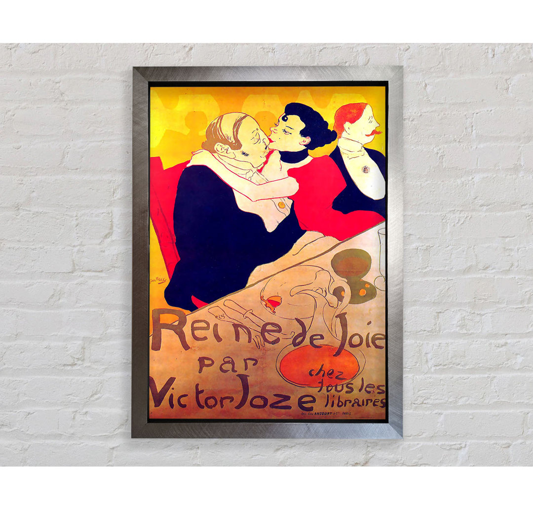 Toulouse Lautrec Rene De Joie 2 - Einzelner Bilderrahmen Kunstdrucke