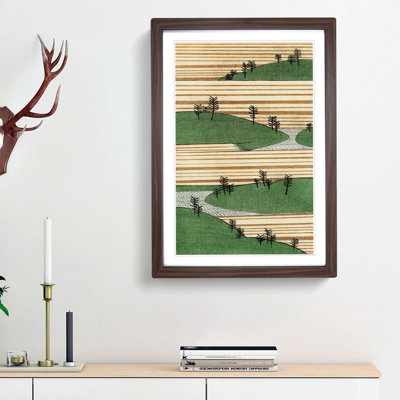 Landscape by Watanabe Seitei - Picture Frame Painting Print