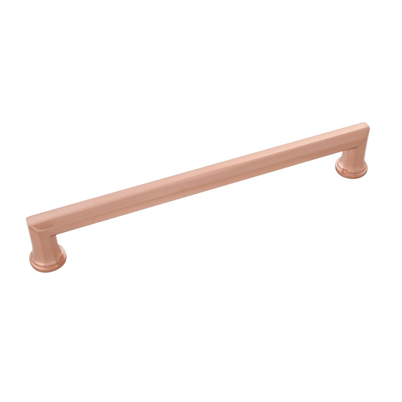 Facette 8.69 Center to Center Bar Pull, Brushed Copper