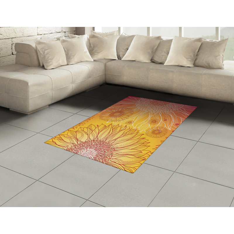 Highbury Floral Hand Woven Area Rug, Rectangle 120 x 180cm