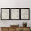 «Nautical Journal IV», ensemble de 3 impressions sur toile encadrées-1852098943-1852098932
