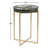 Ackeron Glass Cross Legs End Table