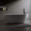 x 30.7'' Freestanding Soaking Solid Surface Bathtub-132406526