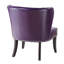 Fauteuil d'appoint en similicuir sans accoudoirs Alfredia-602785313