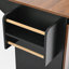 55.5" Wide Kitchen Island With Extendable Tabletop-1132925391
