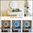Modern Glass Top Dressing Table With LED Lights, Extendable Side Table, 5 Drawers, Mirror, And Stool For Elegant Bedroom Organization