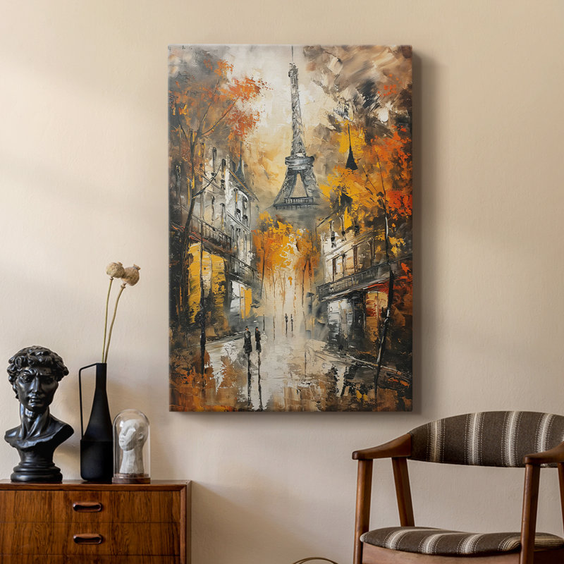 Série LANDSCAPES CCDCLXXI - Toile tendue avec châssis de qualité supérieure - Prêt à être accroché, H 18 po x l 12 po