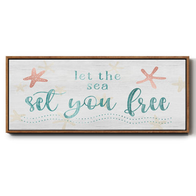 Sea Free- Framed Canvas