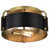 Matte Black/Natural Brass