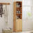 Narrow Storage Cabinet With Arched Door, 5 Tier Tall Cabinet With Shelves, Bathroom Cabinet-2125431690