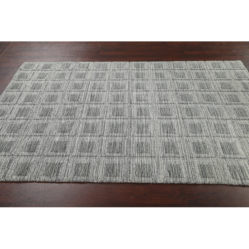 Tapis damier Gabbeh 5 x 8