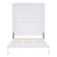 Grand lit escamotable mural avec tablettes