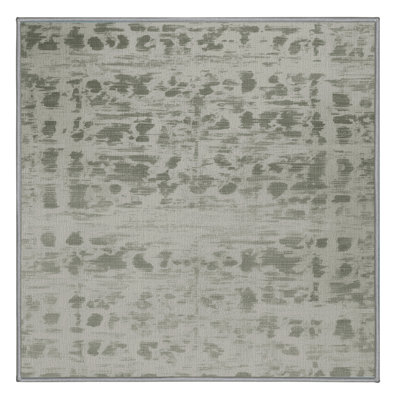 Machine Washable Abstract Gray Area Rug