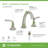 Elm Widespread Faucet with Push Pop Drain-87890235