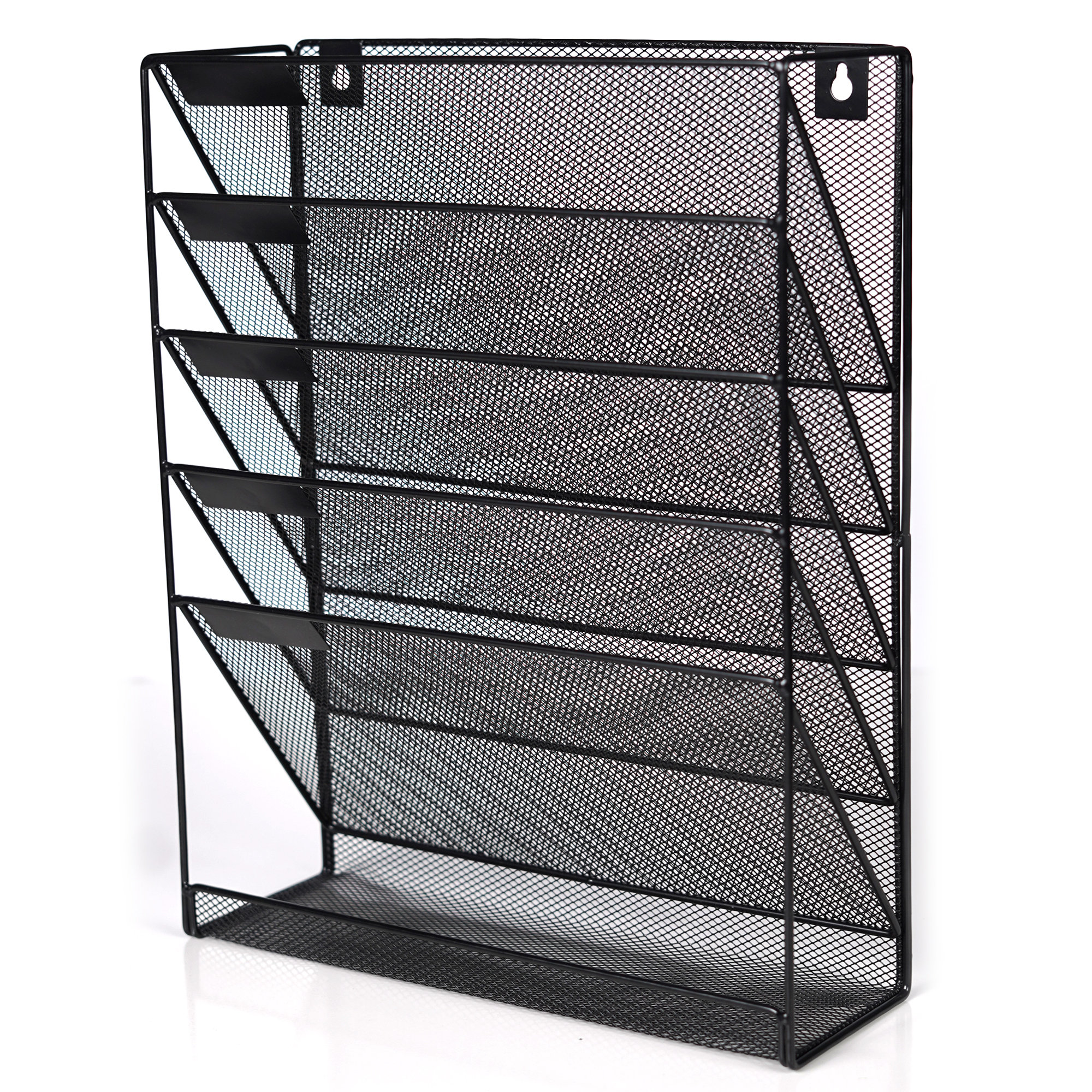Magazing File Rack Inbox Zero Wall Magazine File Rack Holder Organiser | Wayfair.ie