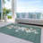 Machine Washable Indoor/Outdoor Christmas Presents Xhevrie Seafoam Rug-1486514128
