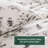 Queen Sheet Gray Deer Toile 4 Pcs 100% Cotton Flannel Soft Velvet Feel 12" Queen 14" Depth Fitted Elasticized For Good Fit Machine Washable-126015671