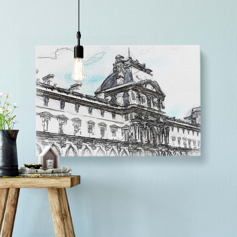 Winter Palace In St. Petersburg Russia In Abstract - Wrapped Canvas Print, 40cm H x 60cm W x 3cm D