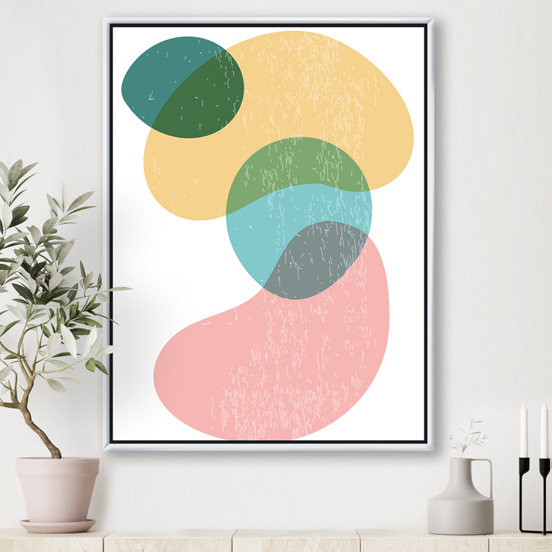 «Minimal Elementary Organic and Geometric Compostions VII», reproduction d'impression sur toile, H 40 po x l 30 po x 1,5 po