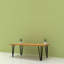 Pied de table en épingle à cheveux robuste Lizbeth-1865774153