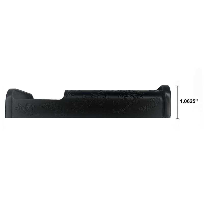 Housse pour sonnette Wildflower, Noir mat