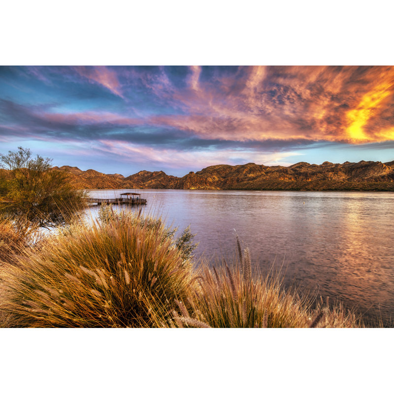 Colwich Desert Water - Wrapped Canvas Print, 51cm H x 76cm W x 3.8cm D