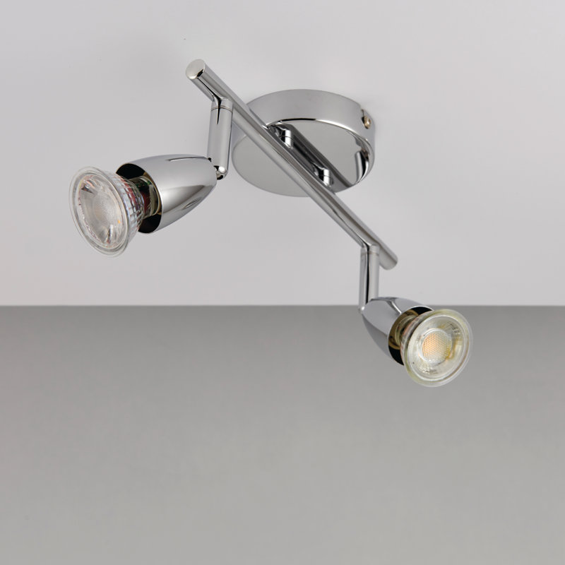 Eichler Flush Mount, Chrome Effect Plate
