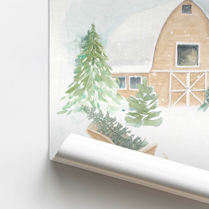 Impression Woodland Charm II, Sans cadre, papier, H 11 po x l 14 po